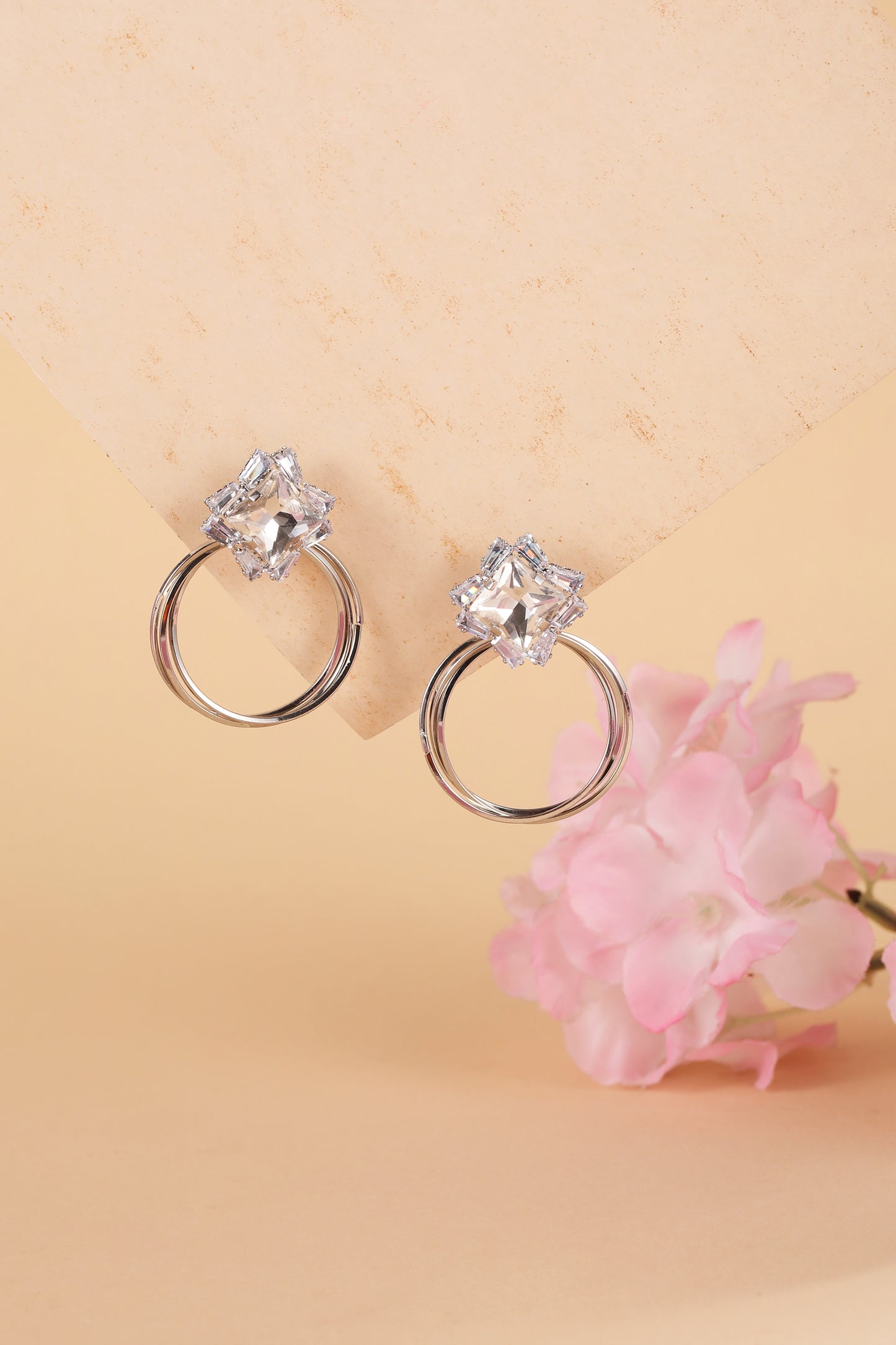 Pearlfect Starfire Diamond-Cut Hoops