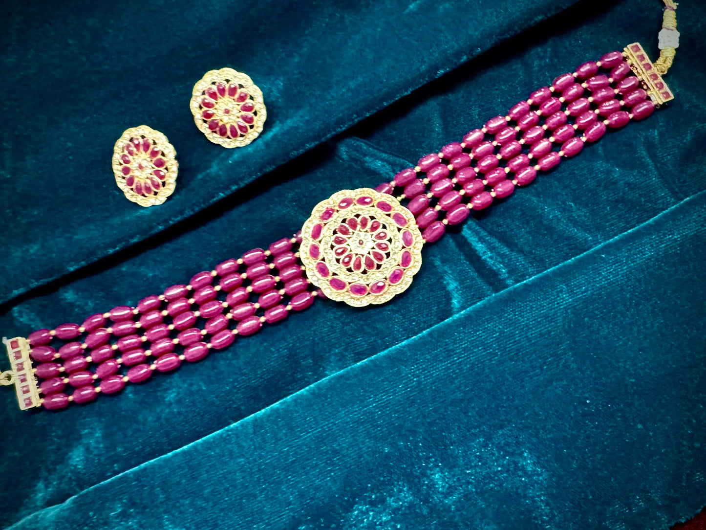 Pearlfect Exquisite Kundan & CZ Choker
