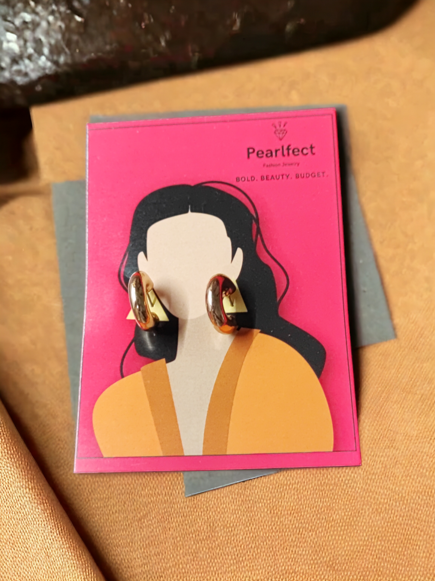 Pearlfect Halo Hoops Earrings