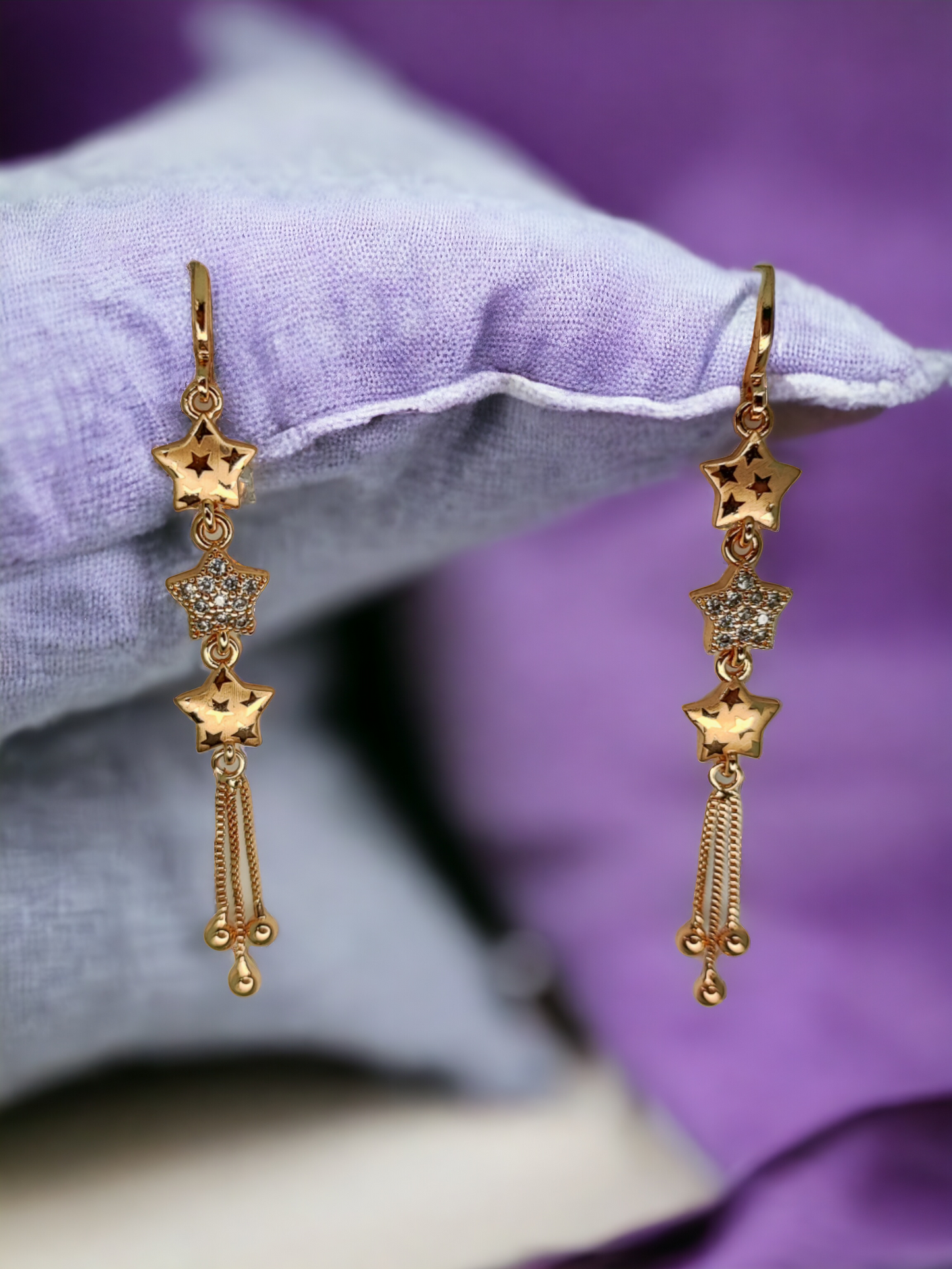 Pearlfect Triple Starry Night Earrings