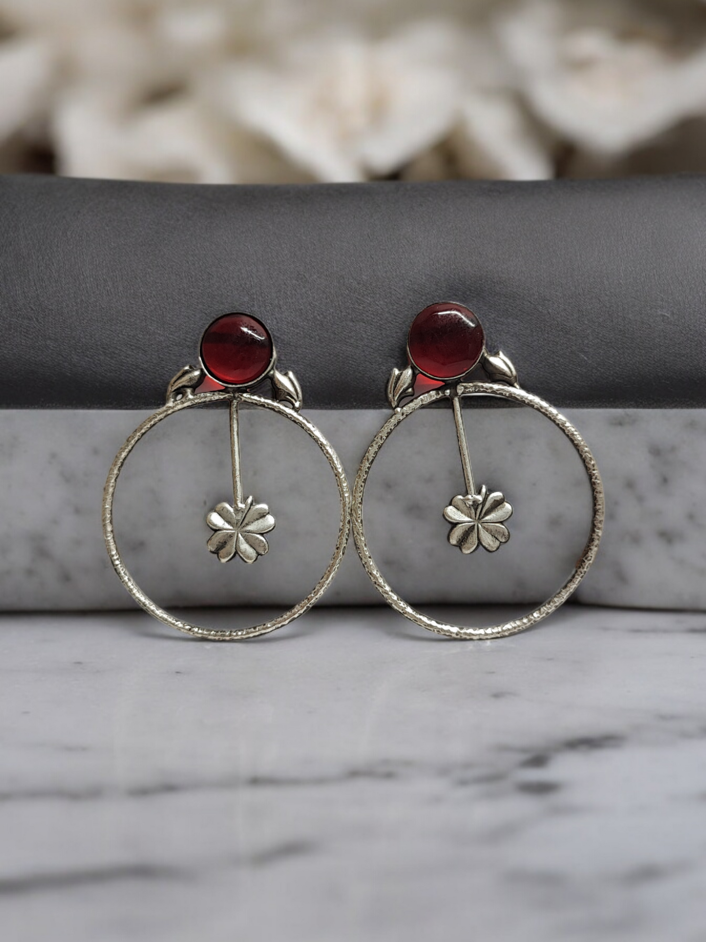 Pearlfect Colorful Geometric Artwork Earrings