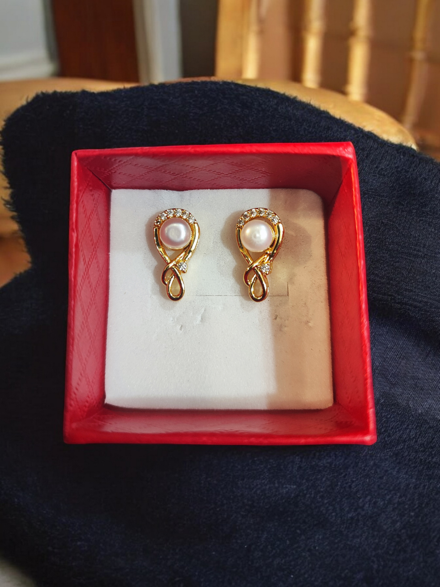 Pearlfect Real Pearl Earrings