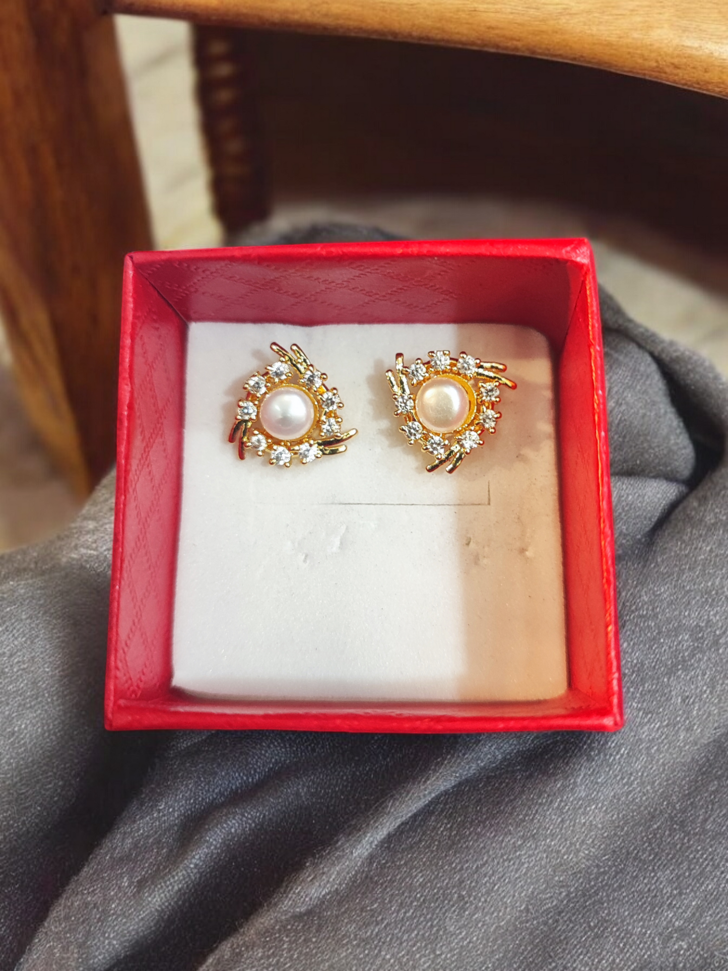 Pearlfect Real Pearl Earrings