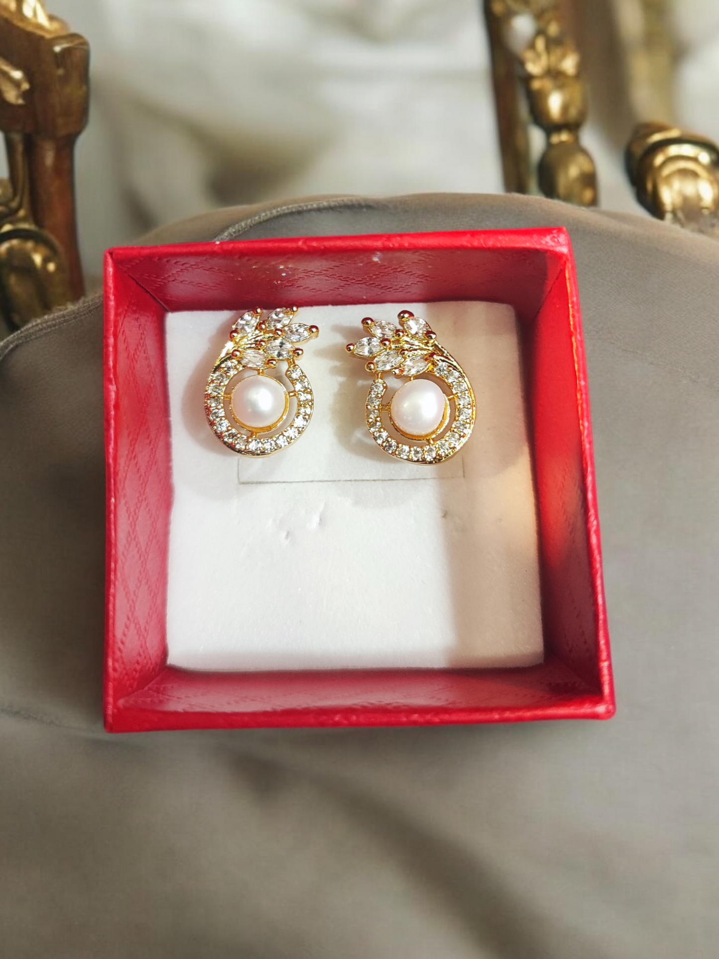 Pearlfect Real Pearl Earrings