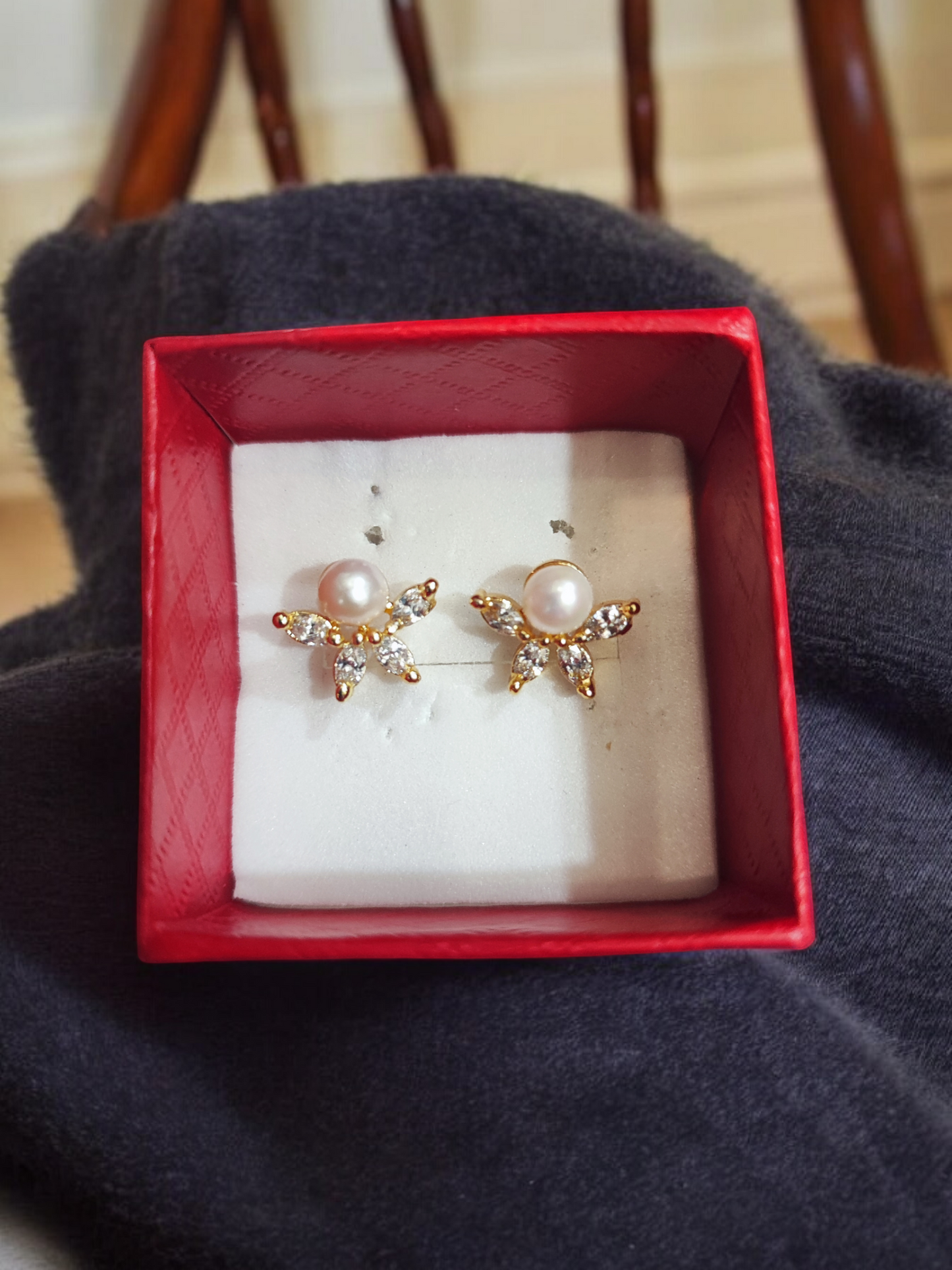 Pearlfect Real Pearl Earrings