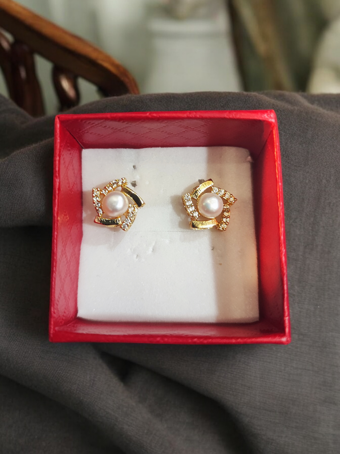 Pearlfect Real Pearl Earrings