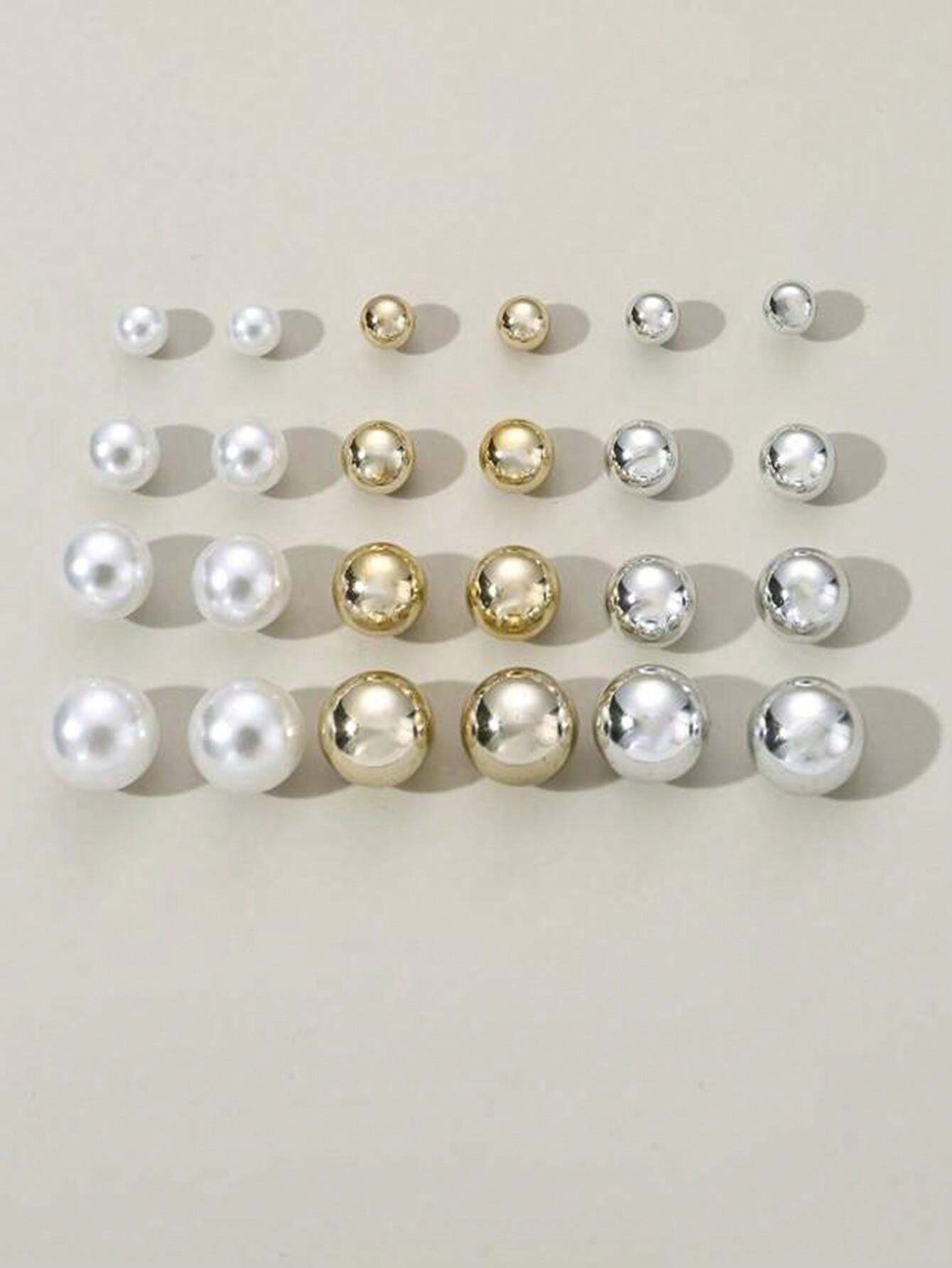 Pearlfect Pearl Earrings Combo