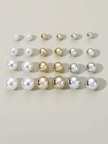 Pearlfect Pearl Earrings Combo
