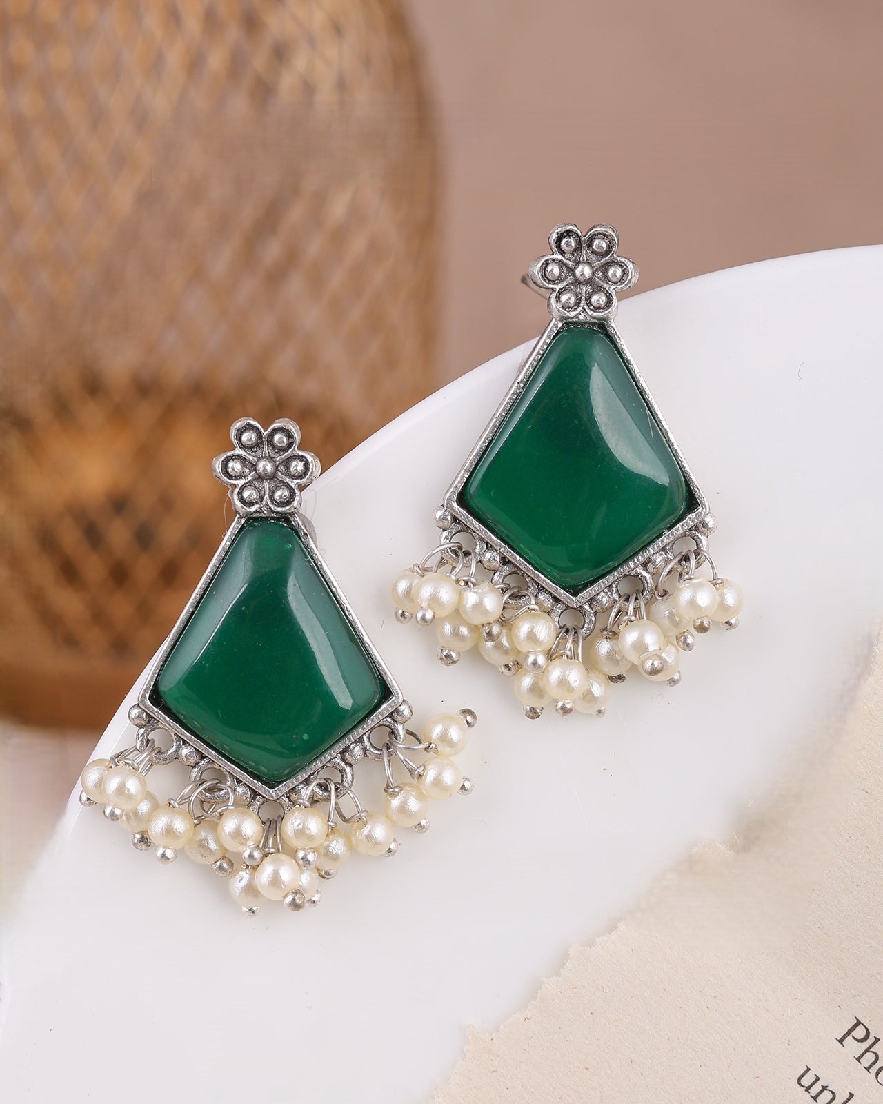 Pearlfect Celeste Textured Studs