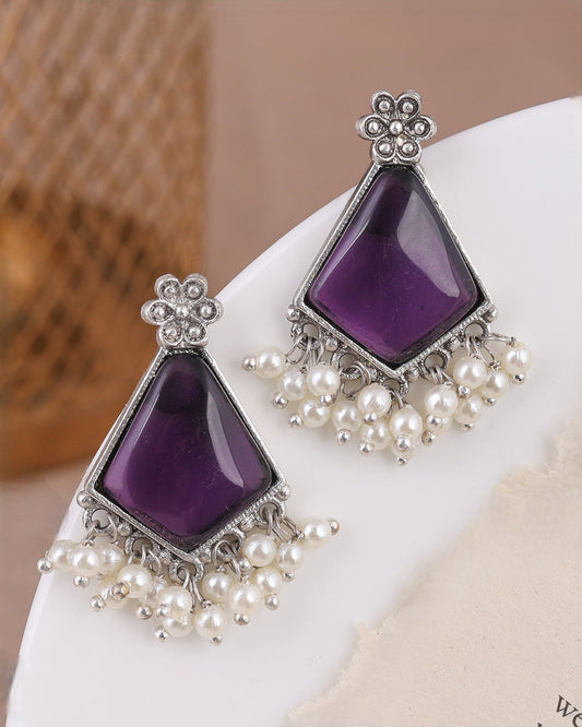 Pearlfect Celeste Textured Studs