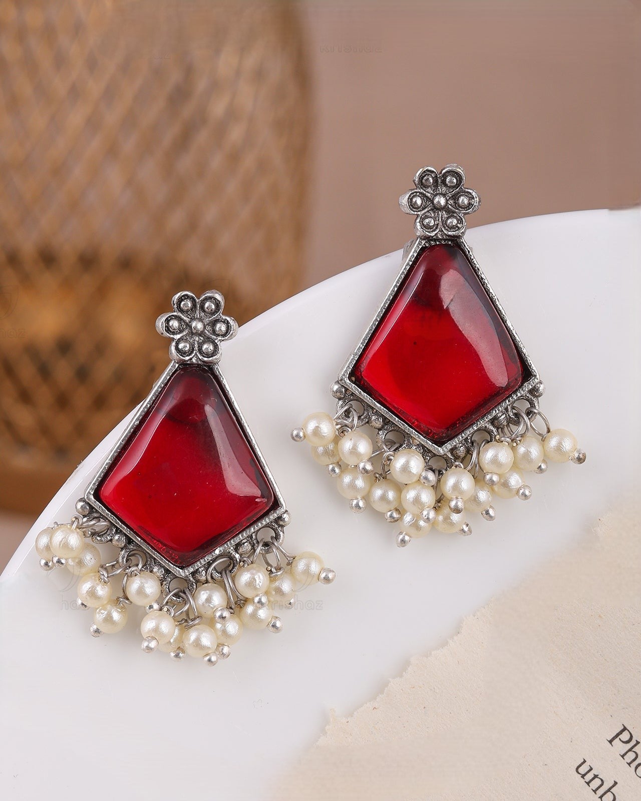 Pearlfect Celeste Textured Studs