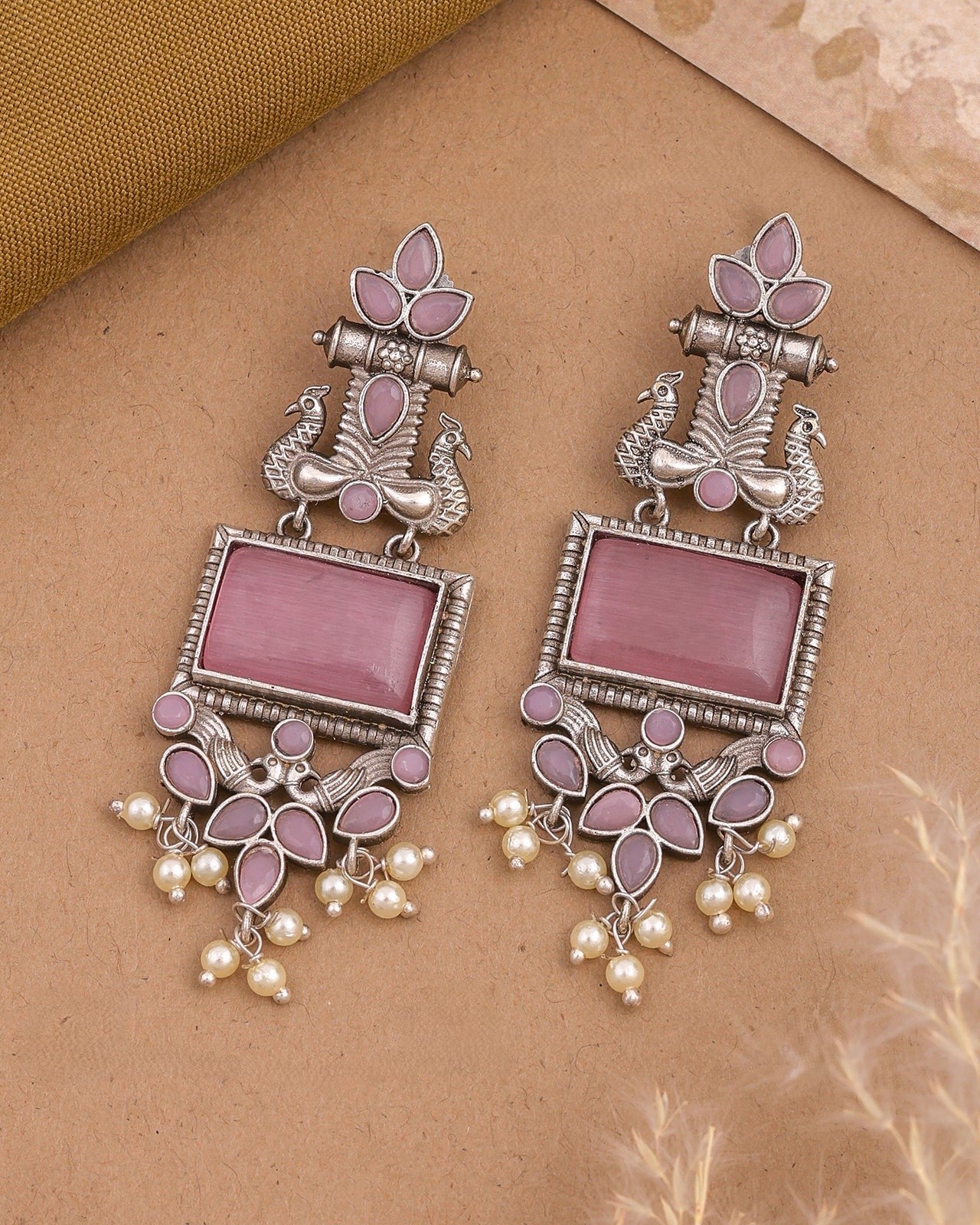 Pearlfect Royal Bird Jhumki
