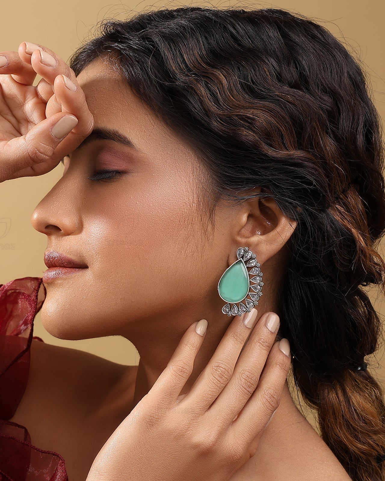 Pearlfect Shiny Waterdrop Earrings