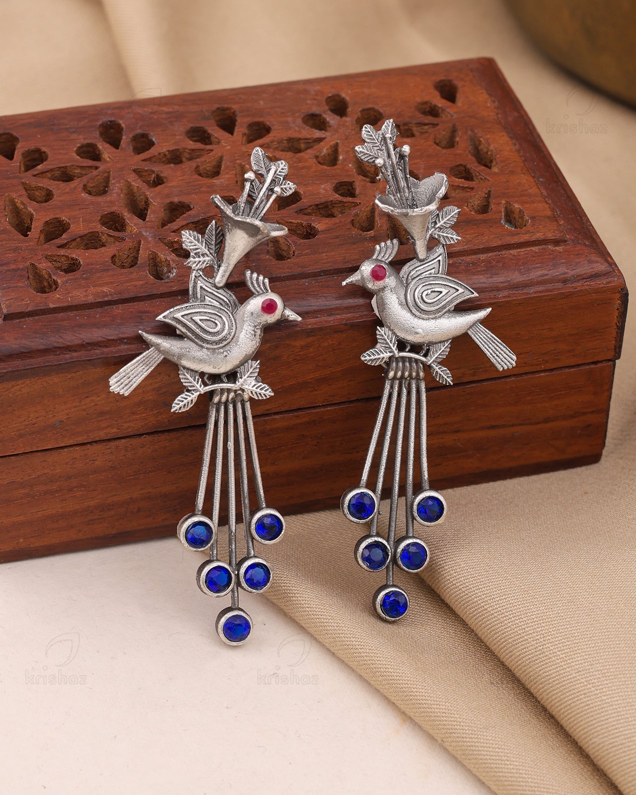 Pearlfect Bird Garden Earrings