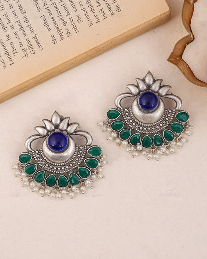 Pearlfect Lotus Empress Earrings with Pearls