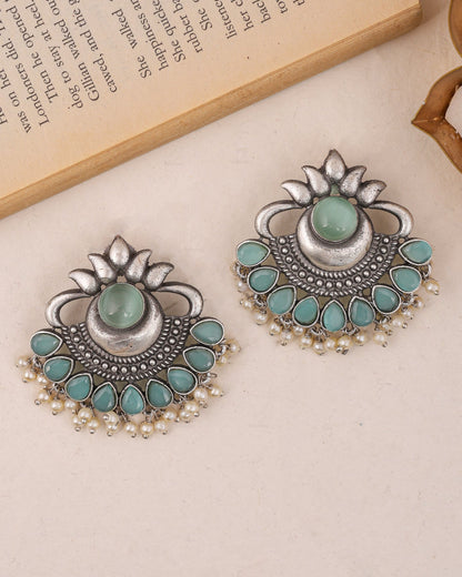Pearlfect Lotus Empress Earrings with Pearls