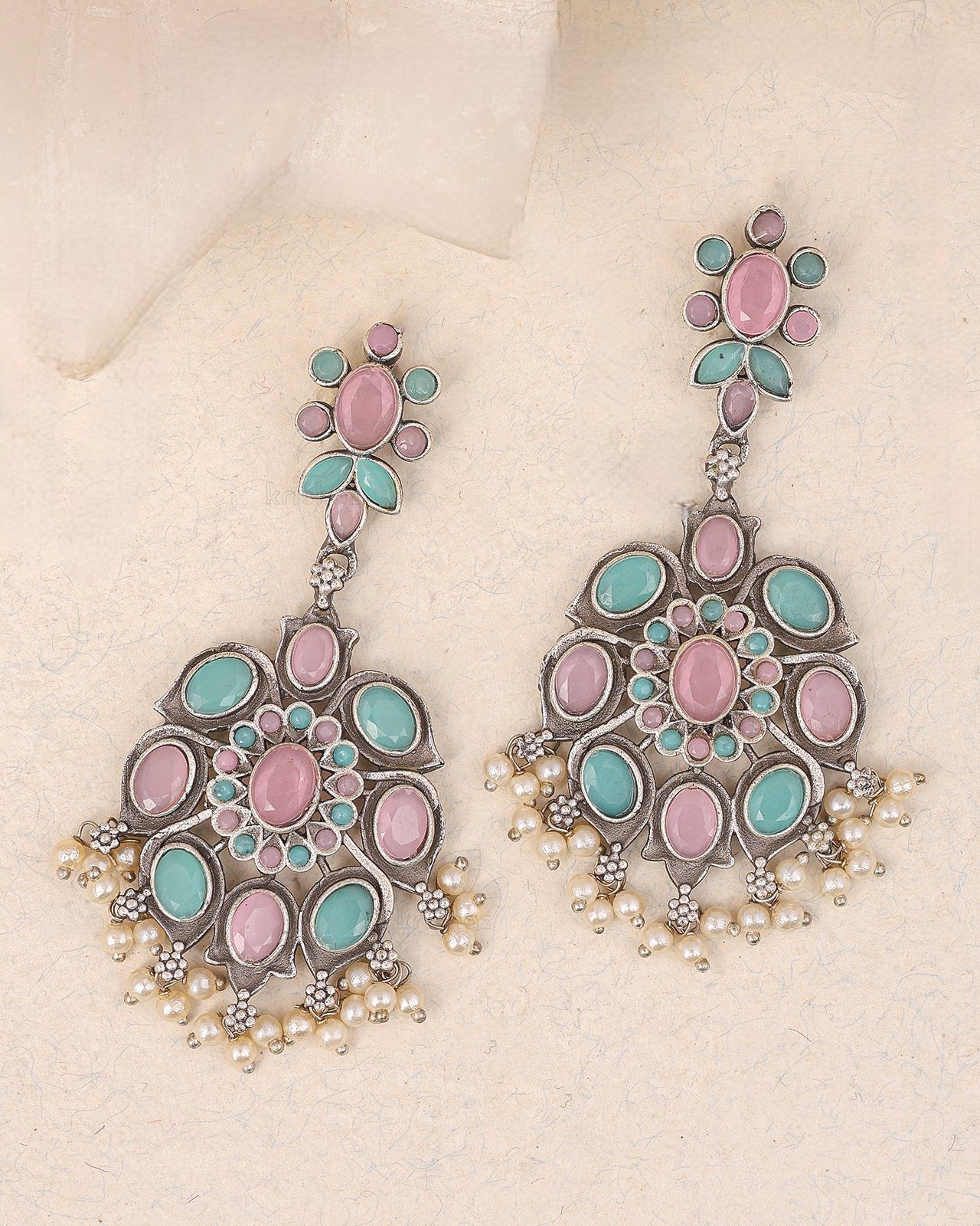 Pearlfect Flower Blossom Danglers