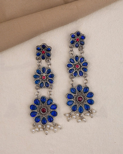 Pearlfect Sitara Ethnic Dangler Earrings