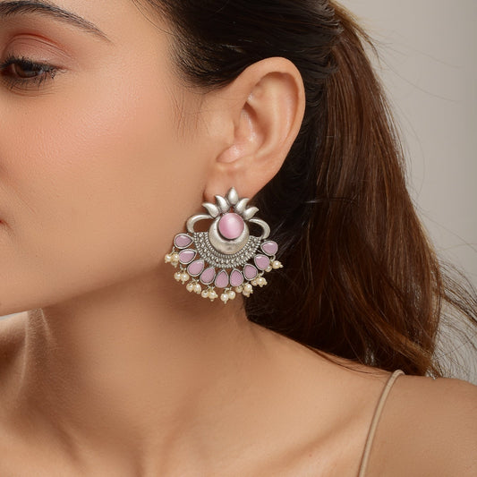Pearlfect Lotus Empress Earrings with Pearls