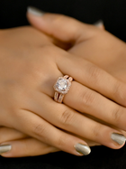 Pearlfect Solaitre American Dimaond Rosegold Rings (6 designs)