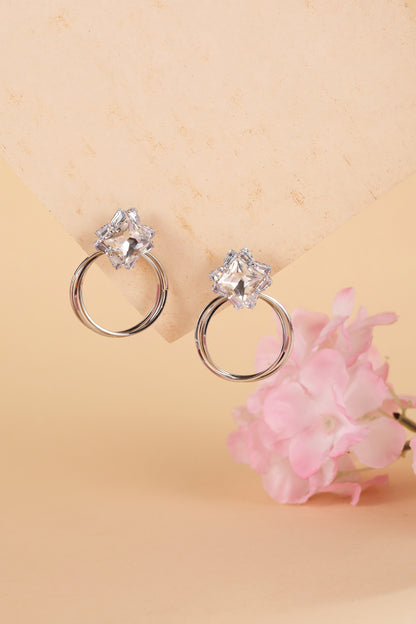 Pearlfect Starfire Diamond-Cut Hoops