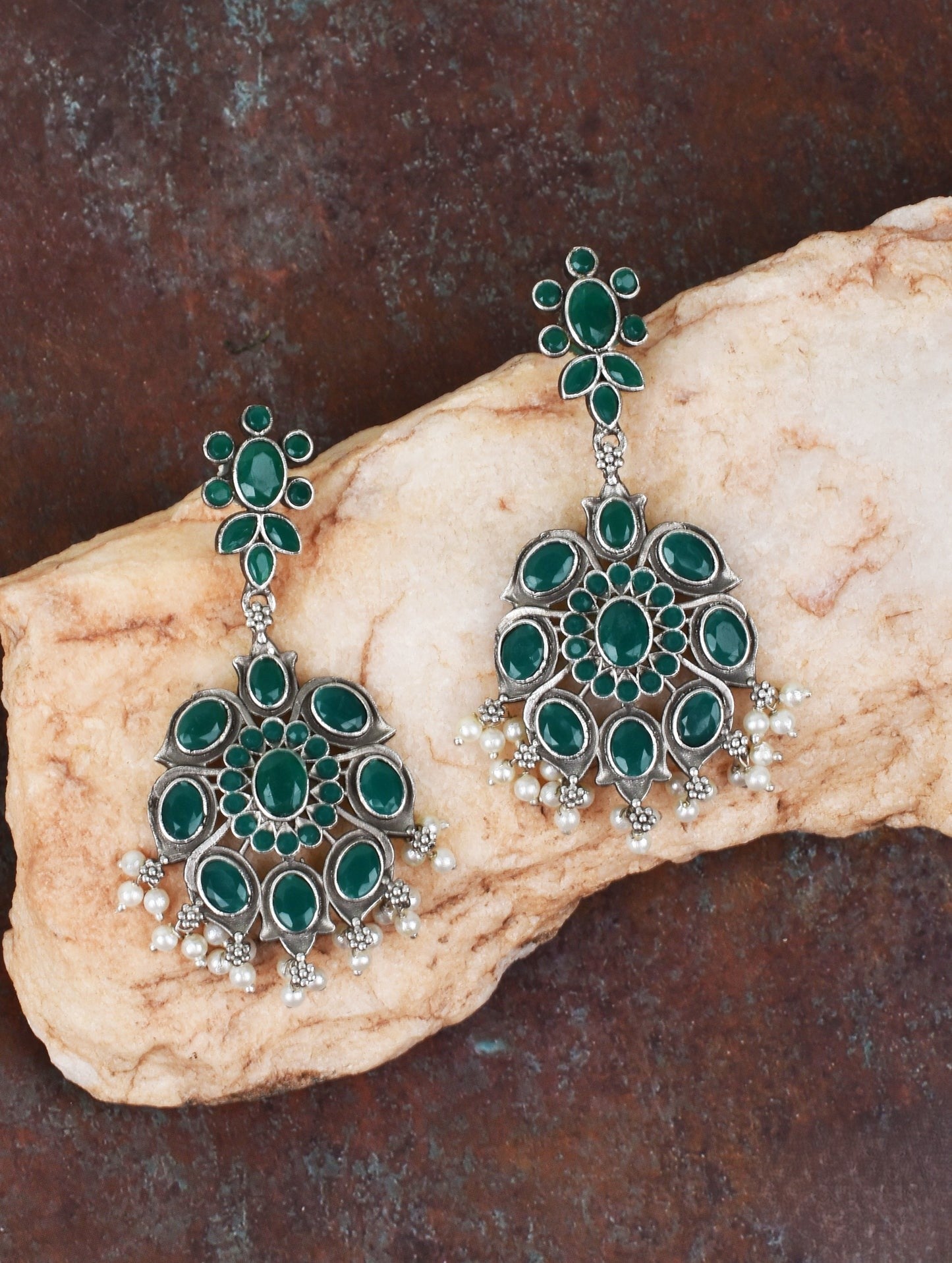 Pearlfect Flower Blossom Danglers