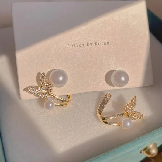 Pearlfect Sweet Flower Pearl Earrings