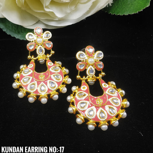 Exquisite Kundan & Pearl Chandeliers