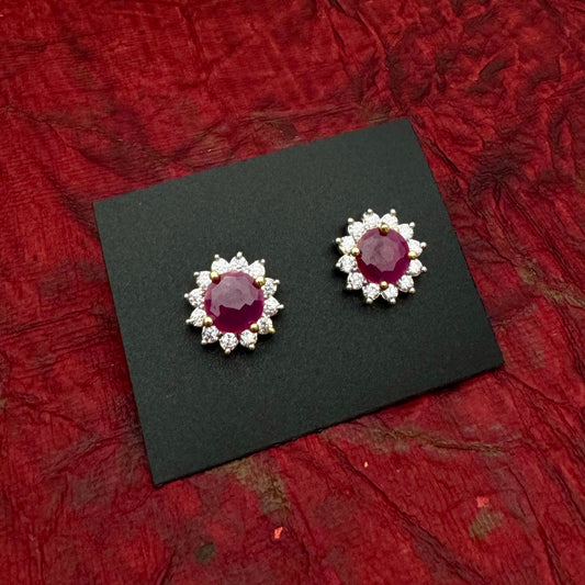 Pearlfect Sunlower AD Earrings