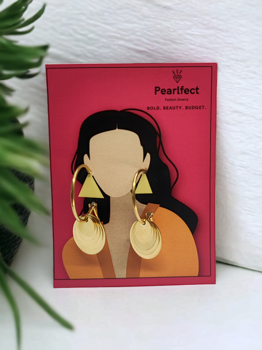 Pearlfect Cascading Chimes Drop Earrings