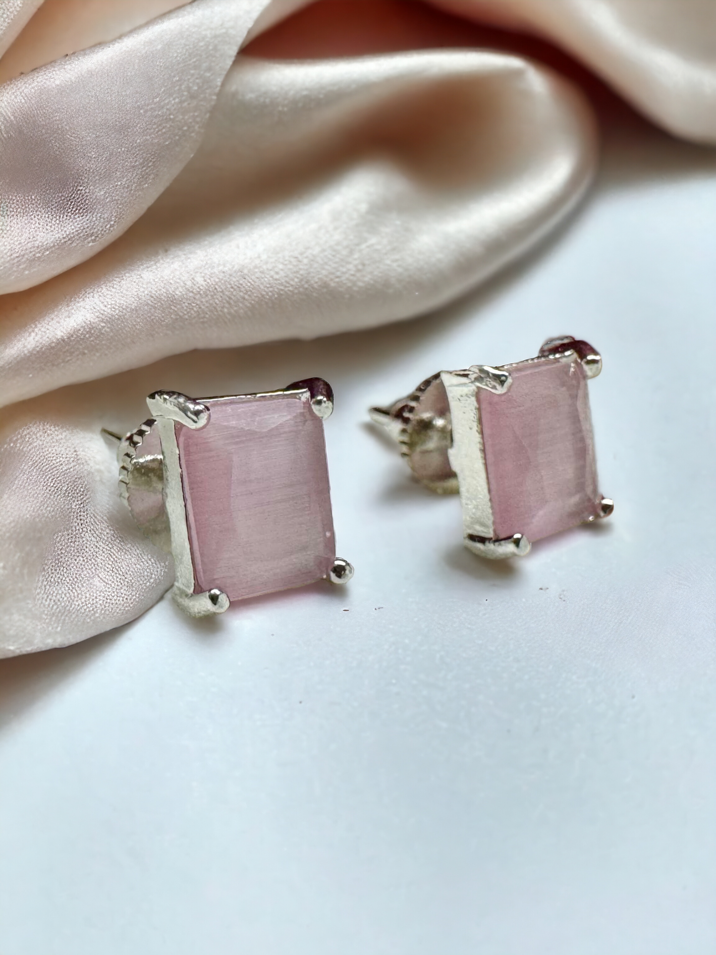 Pearlfect Sapphire Gemstone Earrings (In Four Colours)
