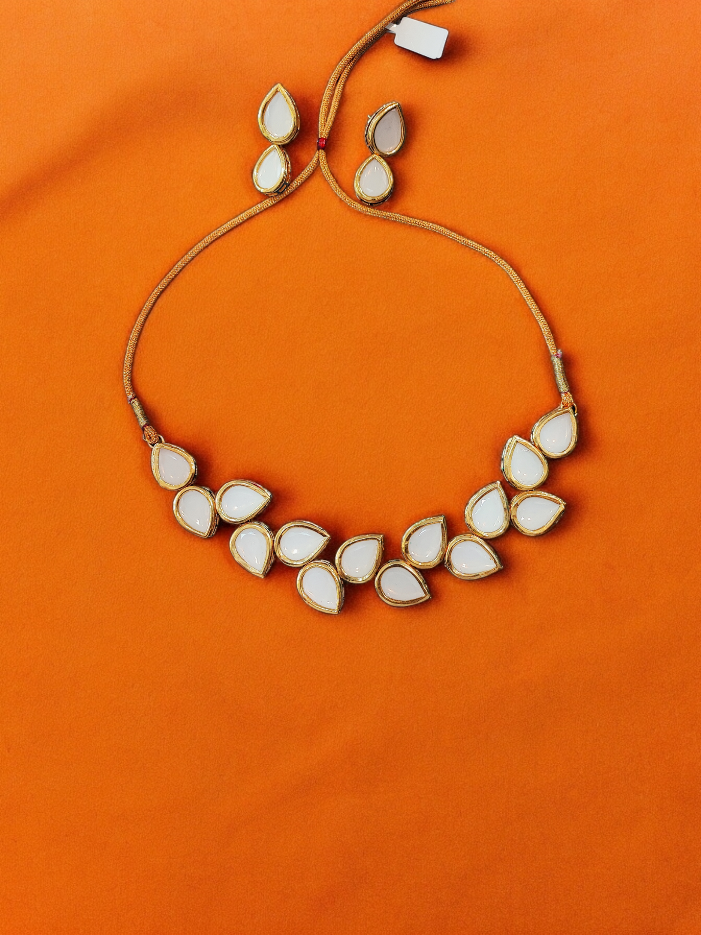 Pearlfect Waterdrop Statement Kundan