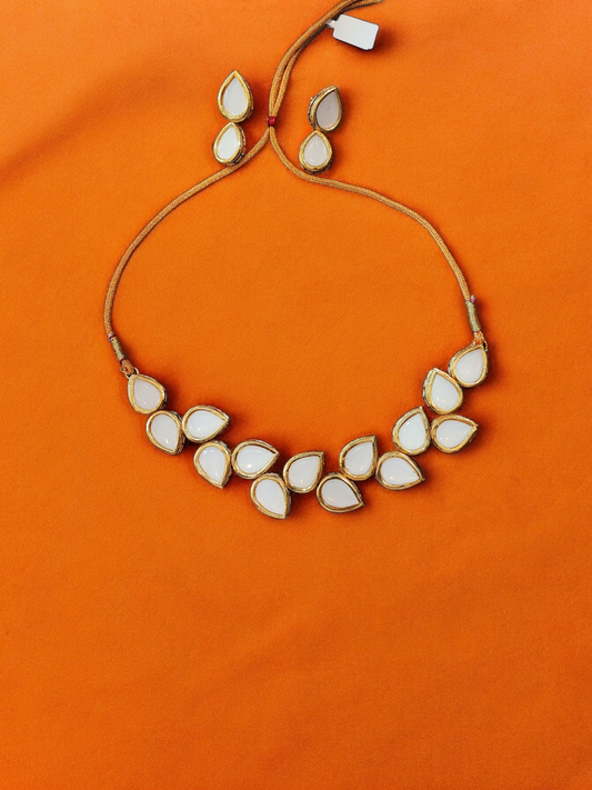 Pearlfect Waterdrop Statement Kundan