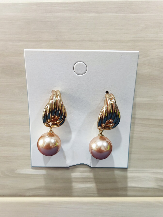 Pearlfect Midnight Shimmer Pearl Earrings