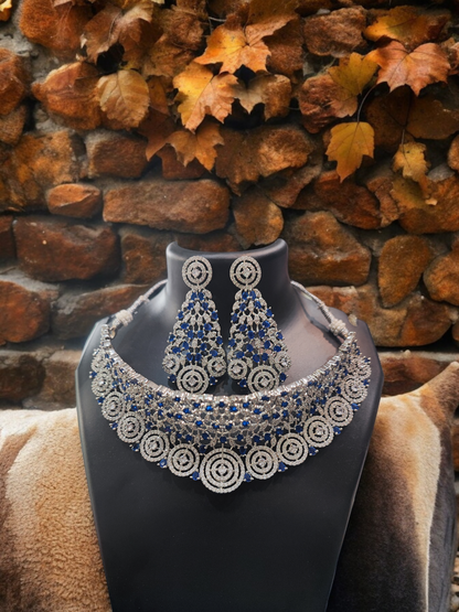 Pearlfect Designer chokers with American Diamonds
