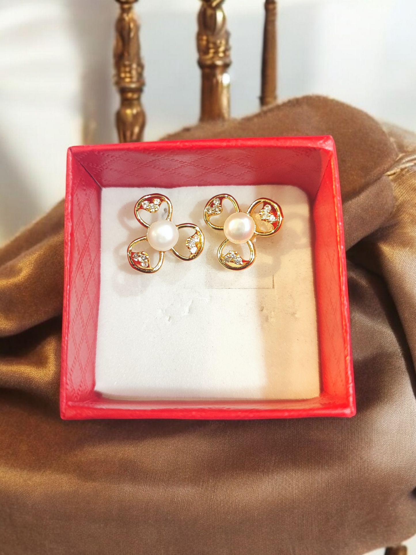 Pearlfect Real Pearl Earrings