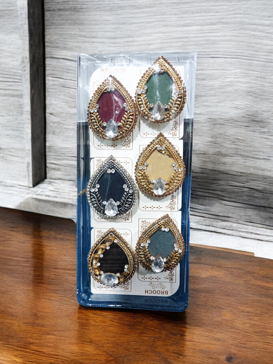 Pearlfect Saree Brooches