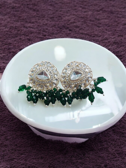 Pearlfect Broad Mirror Chaand Baali