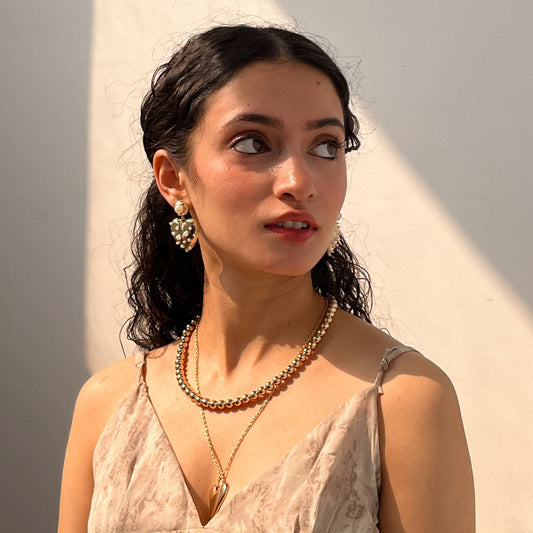 Pearlfect Golden Embrace Earrings