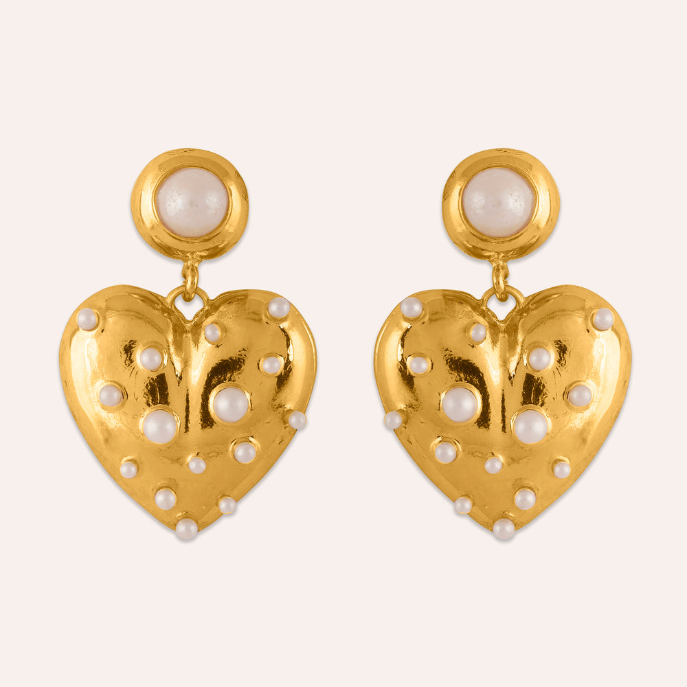 Pearlfect Golden Embrace Earrings
