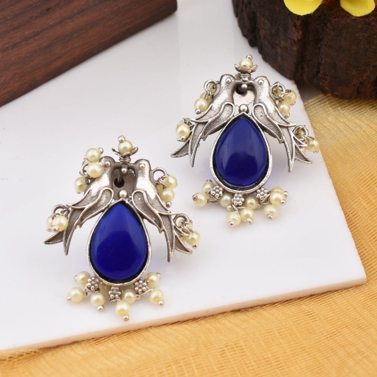 Pearlfect Love Birds Earrings