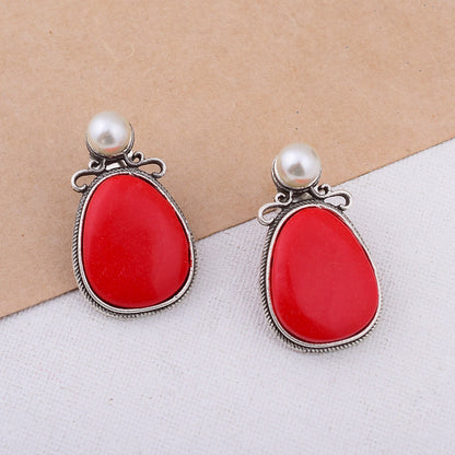 Pearlfect Mirror Pearl Earrings