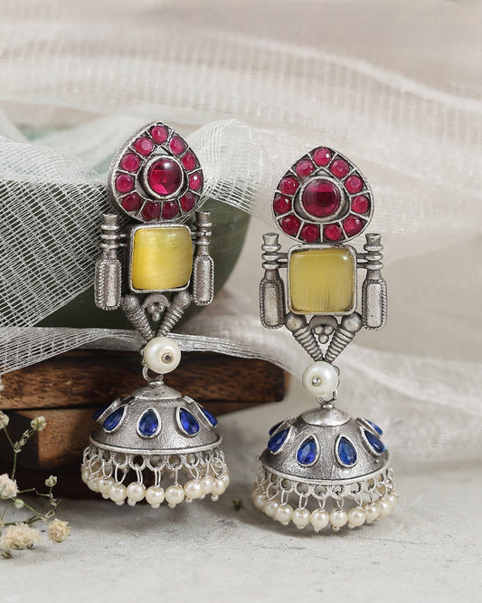 Pearlfect Nizami Elegance Jhumke Earrings