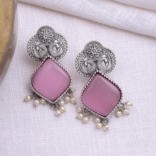Pearlfect Shy Peacock Earrings